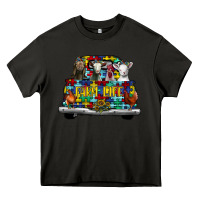 Asphalt farm life truck autism Heavy Core Tee - CowhideDigitalArt