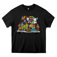 Black farm life truck autism Heavy Core Tee - CowhideDigitalArt