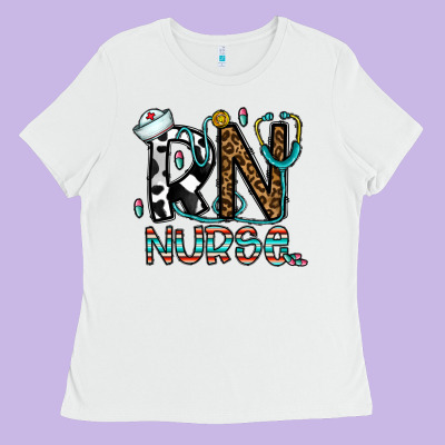 Rn Nurse Ladies Tee Designed By Cowhidedigitalart
