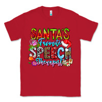 Red festive speech therapist tribute Classic Tee - CowhideDigitalArt