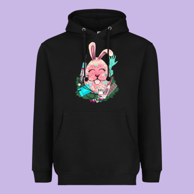 Easter Egg Nurse Easter Day Heavyweight Hoodie Designed By Howdyjamesfarm