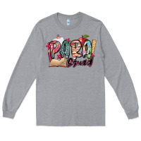Heather Grey para squad Long Sleeve Tee - NancyCooperArtShop