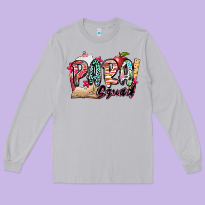 Para Squad Long Sleeve Tee Designed By Nancycooperartshop