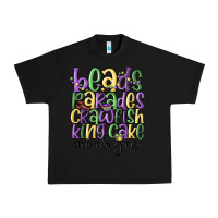 Black beads parades crawfish king cake mardi gras Urban Heavy Tee - MaliasSmallBusiness