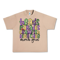 Burro beads parades crawfish king cake mardi gras Urban Heavy Tee - MaliasSmallBusiness