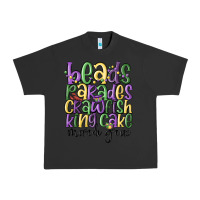 Pigment Black beads parades crawfish king cake mardi gras Urban Heavy Tee - MaliasSmallBusiness