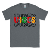 Charcoal Heather black history vibes Classic Tee - MaliasSmallBusiness