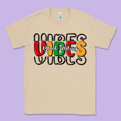 Black History Vibes Classic Tee Designed By Maliassmallbusiness