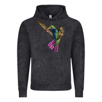 Vintage Arctic Flying Ruby Throated Hummingbird Vintage Hoodie - LillyAllenDesigns