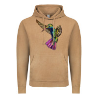 Vintage Camel Flying Ruby Throated Hummingbird Vintage Hoodie - LillyAllenDesigns