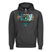 Charcoal Heather Oh Joy Love Zipper Hoodie - Bettercallsaul