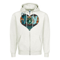 Oatmeal Heather Oh Joy Love Zipper Hoodie - Bettercallsaul