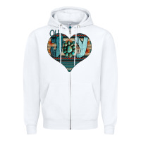 White Oh Joy Love Zipper Hoodie - Bettercallsaul