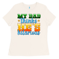 Bone my dad thinks he is hilarious Ladies Tee - HRA Design Shop