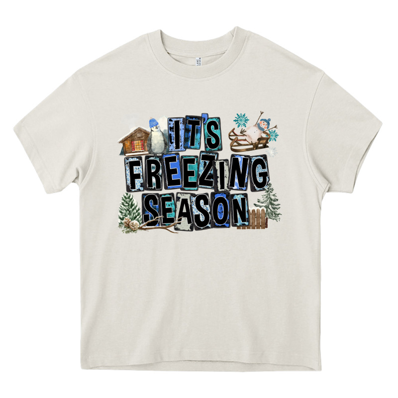 It's Freezing Season Heavy Core Tee by FaDigitalArtStudio | Teevron