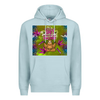 Blue Mist inhale the good shit exhale the bad bullshit Premium Hoodie - TumblerDesignByShophia