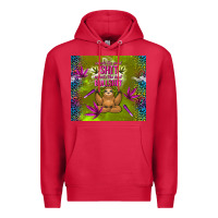 Cardinal inhale the good shit exhale the bad bullshit Premium Hoodie - TumblerDesignByShophia
