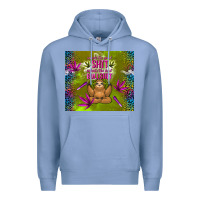 Colony Blue inhale the good shit exhale the bad bullshit Premium Hoodie - TumblerDesignByShophia