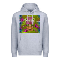 Heather Grey inhale the good shit exhale the bad bullshit Premium Hoodie - TumblerDesignByShophia