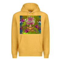 Mustard inhale the good shit exhale the bad bullshit Premium Hoodie - TumblerDesignByShophia