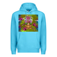 Ocean Blue inhale the good shit exhale the bad bullshit Premium Hoodie - TumblerDesignByShophia