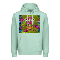 Seafoam inhale the good shit exhale the bad bullshit Premium Hoodie - TumblerDesignByShophia