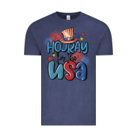 Vintage Denim hooray for the usa Vintage Tee - MaliasSmallBusiness