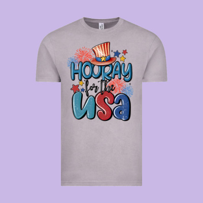 Hooray For The Usa Vintage Tee Designed By Maliassmallbusiness
