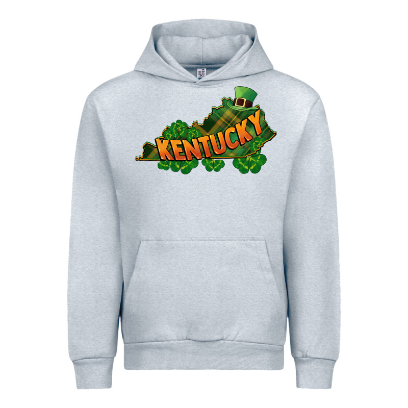 Kentucky Map St. Patrick's Day Urban Hoodie by FaDigitalArtStudio | Teevron