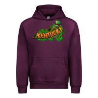 Mauve Wine Kentucky map St. Patrick's Day Urban Hoodie - FaDigitalArtStudio