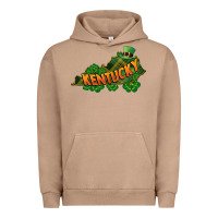 Pigment Burro Kentucky map St. Patrick's Day Urban Hoodie - FaDigitalArtStudio