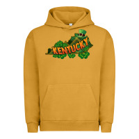 Pigment Peanut Butter Kentucky map St. Patrick's Day Urban Hoodie - FaDigitalArtStudio