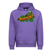 Tulip Kentucky map St. Patrick's Day Urban Hoodie - FaDigitalArtStudio