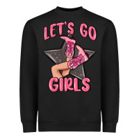 Black lets go girls cowgirl boots star Heavyweight Sweatshirt - MaliasSmallBusiness