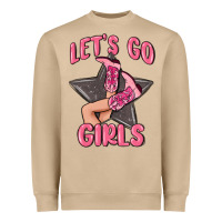 Mushroom lets go girls cowgirl boots star Heavyweight Sweatshirt - MaliasSmallBusiness