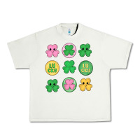 Pistachio st.patrick's day clovers Urban Heavy Tee - MaliasSmallBusiness