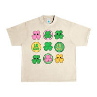 Sandshell st.patrick's day clovers Urban Heavy Tee - MaliasSmallBusiness