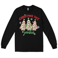 Black christmas tree junkie Long Sleeve Tee - MaliasSmallBusiness