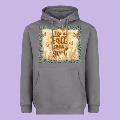 I'm A Fall Kinda Girl Heavyweight Hoodie Designed By Tumblerdesignbyshophia