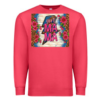 Cardinal girl mama thunder with flowers Premium Sweatshirt - TumblerDesignByShophia