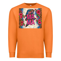Carrot girl mama thunder with flowers Premium Sweatshirt - TumblerDesignByShophia