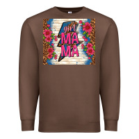 Chestnut girl mama thunder with flowers Premium Sweatshirt - TumblerDesignByShophia