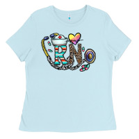 Baby Blue Rn Ladies Tee - CowhideDigitalArt