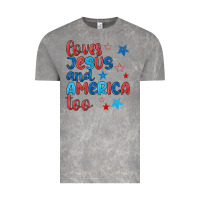 Cloud Rock love jesus and america too Vintage Tee - JahusDesignShop