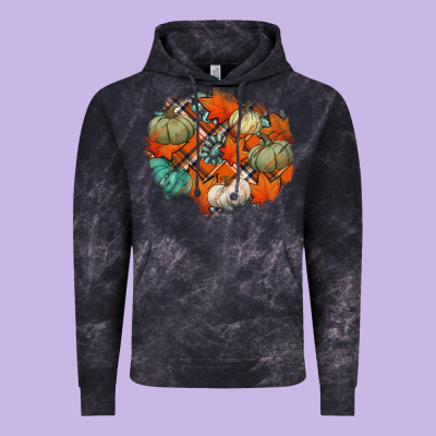 Fall Autumn Patches Vintage Hoodie Designed By Jasminsmagicworld