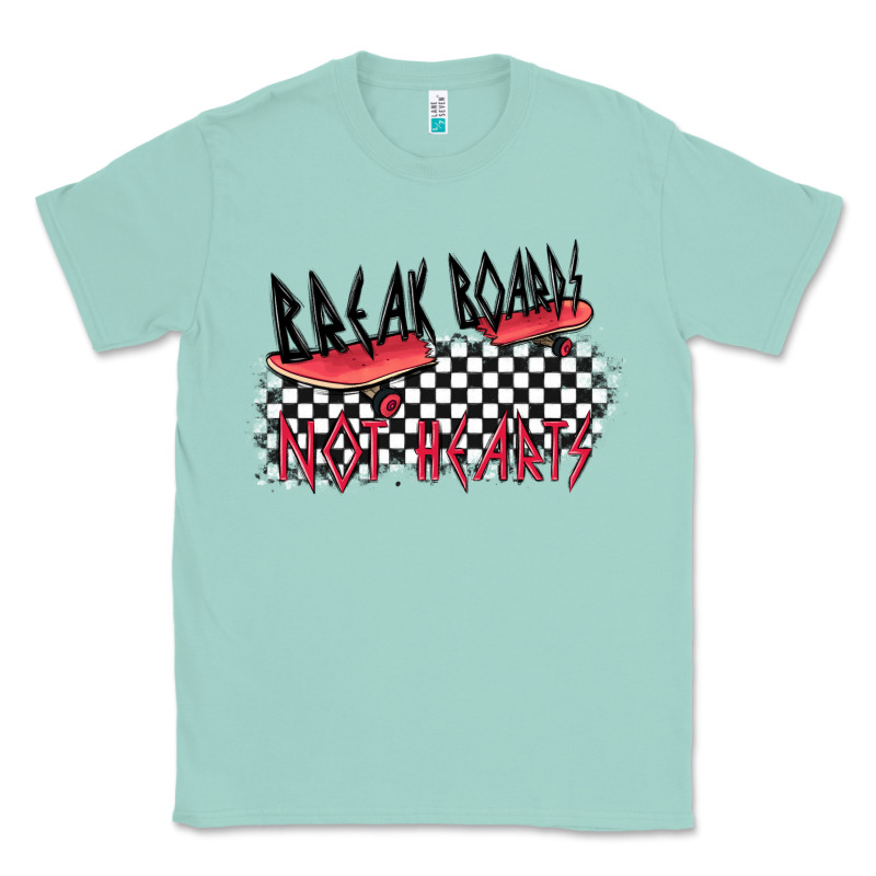 Break Boards Not Hearts Classic Tee by MaliasSmallBusiness | Teevron