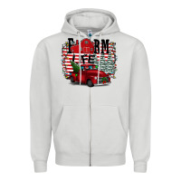 Dove Grey Farm Life Christmas Zipper Hoodie - Bettercallsaul