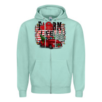 Seafoam Farm Life Christmas Zipper Hoodie - Bettercallsaul
