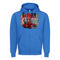 True Royal Farm Life Christmas Zipper Hoodie - Bettercallsaul