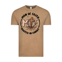 Vintage Coffee man of faith Vintage Tee - MaliasSmallBusiness